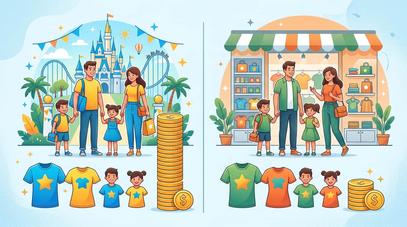 Where to Buy Florida Souvenir T-Shirts in Orlando