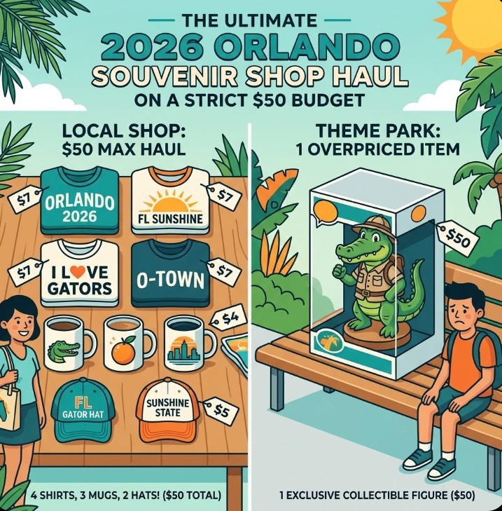 Ultimate 2026 Orlando Souvenir Haul on a $50 Budget